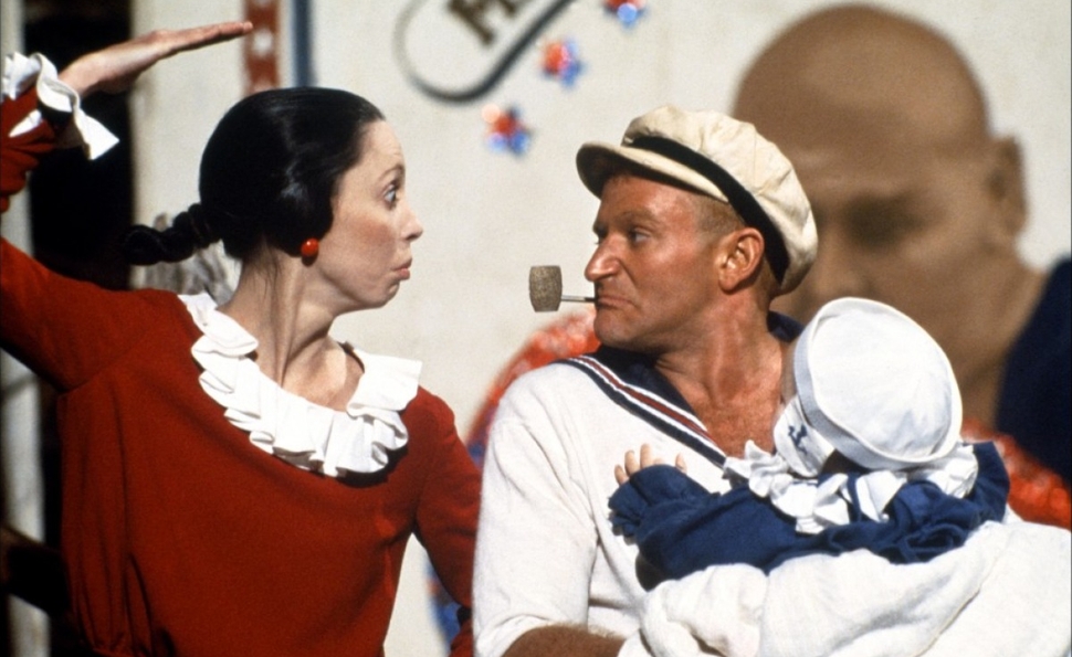 Shelly Duvall & Robin Williams in Popeye